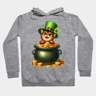 St Patricks Day Abyssinian Cat Hoodie